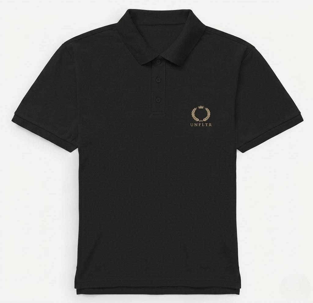 Noir Crest Polo