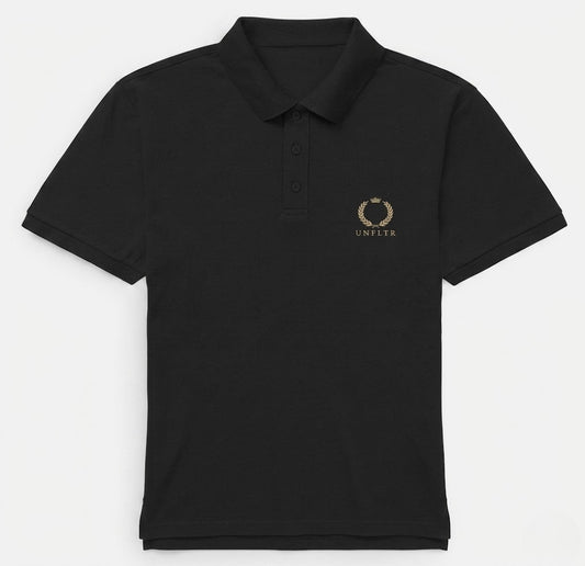 Noir Crest Polo